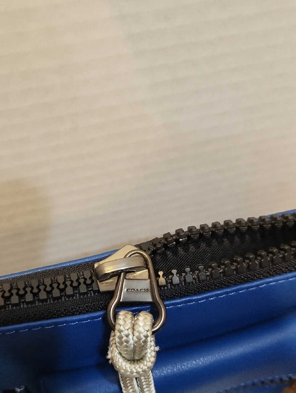 Authentic Coach Blue Pacer Modular Bag NWOT Multi Pocket Leather